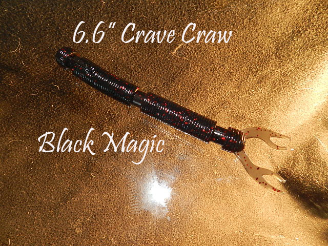 6.6" Crave Craw Black Magic