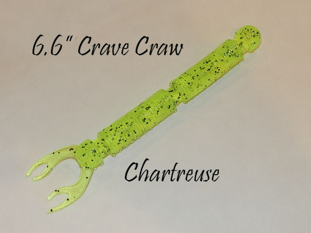 6.6" Crave Craw Chartreuse