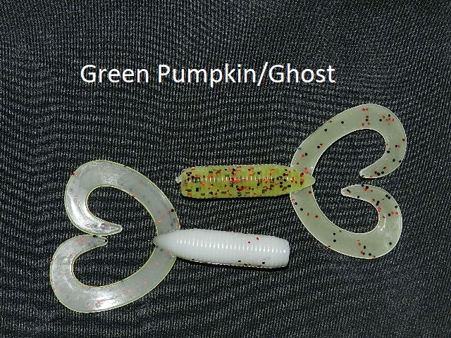 Mudd Grub Twin Tail Green Pumpkin/Ghost
