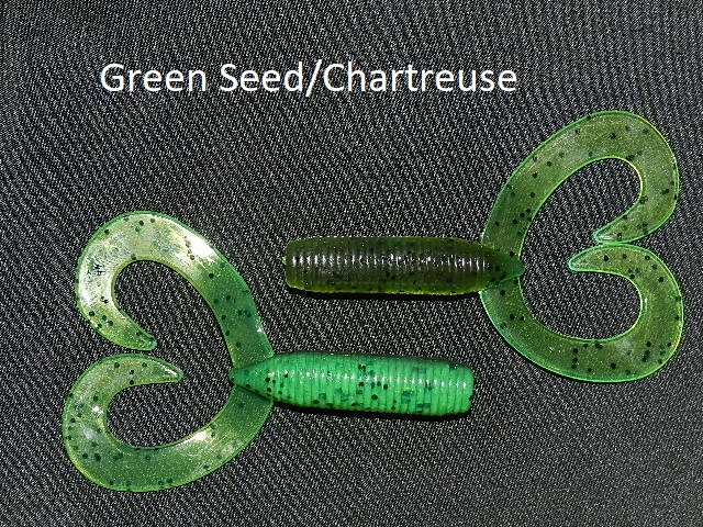 Mudd Grub Twin Tail Green Seed/Ghost