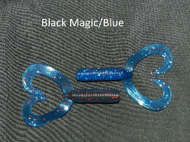 Mudd Grub Twin Tail Black Magic/Blue