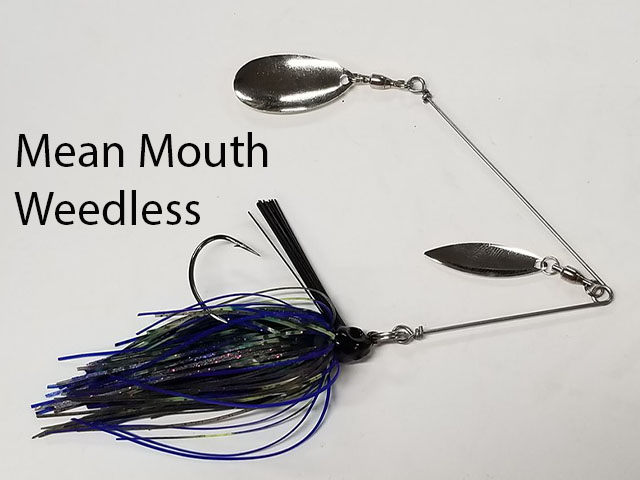 Mean Mouth Weedless Spinning Bait 1 Pack