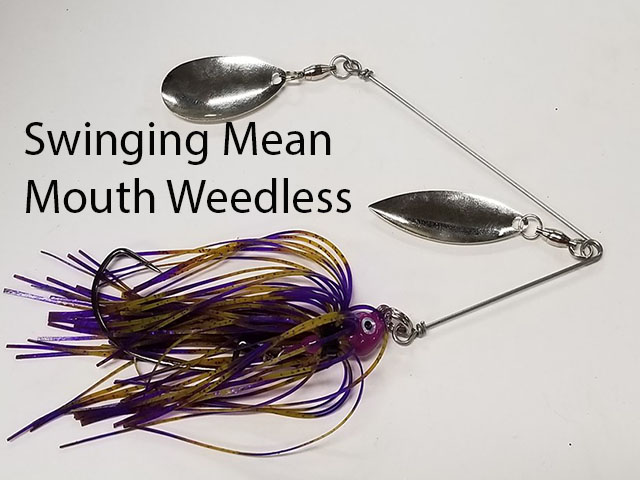 Swinging Mean Mouth Weedless Spinner Bait 1 Pack